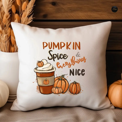 Fall pumpkin pillow covers