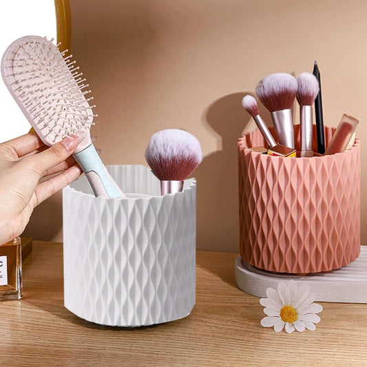 Rotatable Makeup Brush Storage Bucket