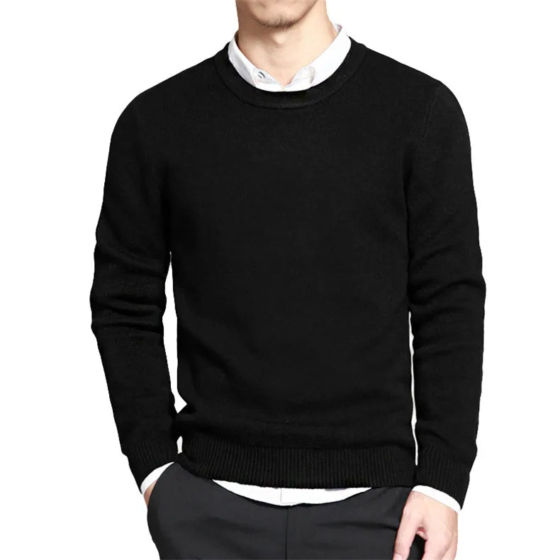 Mens Pullover Cotton Sweaters