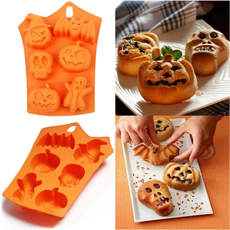 Pumpkin Halloween Silicone Mold