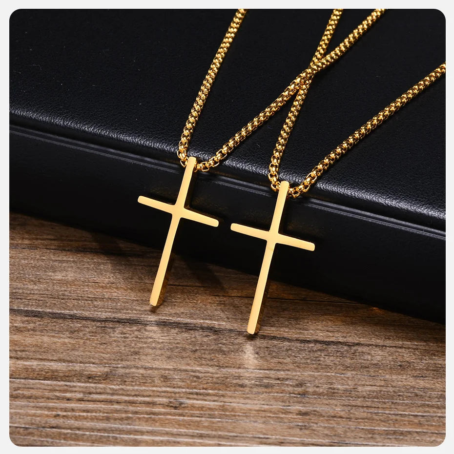 Stainless Steel Cross Necklace