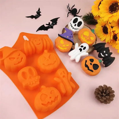 Pumpkin Halloween Silicone Mold